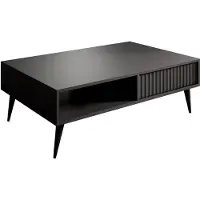 Meubella | salontafel antraciet met lades
