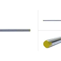 Wovar Draadeind Verzinkt M16 x 1m Sterkte 8.8 | Per Stuk