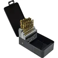 Wovar Hardhout Borenset HSS|G TiN | 25 delig