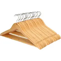Kipit Kledinghangers - 24x - hout - luxe hangers