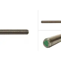 Wovar Draadeind RVS M18 x 1m | Per Stuk