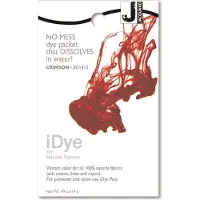 Jacquard textielverf iDye Natural 14 gr Karmijn voor stoffen.