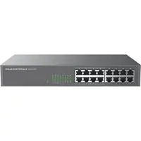 Grandstream Networks Netwerkschakelaar GWN7702P (16 Havens), Netwerkschakelaar, Zwart