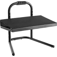 Logilink EO0007 - Fußauflage Voetensteun (b x d) 40 cm x 33.9 cm Ergonomisch, In hoogte verstelbaar, Met schuimstoflaag Zwart