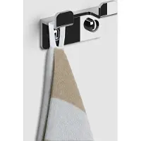 Clou Fold dubbel handdoekhaakje chroom
