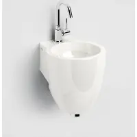 Clou Flush 6 fontein mineraalmarmer 27cm wit glans