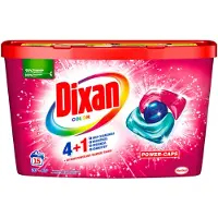 Dixan Wasmiddelcapsules Gekleurde Was - 15 Wasbeurten 4+1 Power-caps 15 Stuks