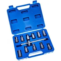 SaTra S-12ODP - Olieplug Moersleutelset - 3/8" Drive - 12 Stuks