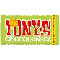 Tony's Chocolonely Hazelnoot crunch, FT 3x 180 gram