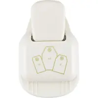 Vaessen creative Pons - 3 in 1 Label Pons - 3,8 - 5,1 - 6,4 cm - Klassiek - Ivoor