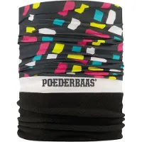 Poederbaas Nekwarmer Sport Performance Black Small Logo Print