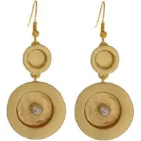 Behave - Oorhangers met pareltje - retro chic vrouwelijk accessoire