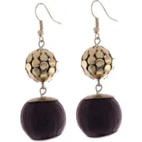 Behave - Oorhangers met bolvormen - Statement bij boho of retro stijl