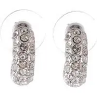 Behave - tijdloze oorstekers met groen kristal - elegant design - nikkelvrij