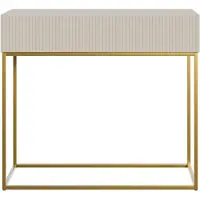 Selsey Console Vesper | Design spaanplaat grijs 90x79x31.6 cm kaptafels | NADUVI