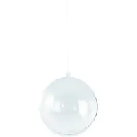 Rayher Hobby DIY kerstballen - 5x st - transparant - D12 cm - kunststof - hobby - Kerstbal