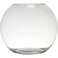 Hakbijl Glass Bellatio Design bol vaas/terrarium - D34 x H28 cm - transparant glas - Vazen