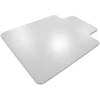 Floortex antistatische mat, puntig, met uitsparing, 900 x 1200