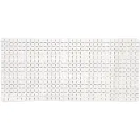 Overig Msv Antislipmat Quadro - Wit - 36x76cm