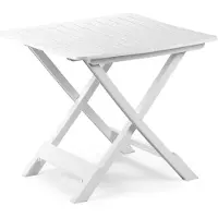 Buitengewoon Boet Campingtafel teverne wit 91,5x72 cm