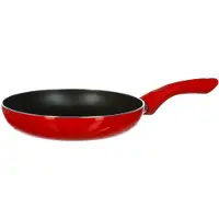 Secret De Gourmet Koekenpan - Alle kookplaten geschikt - rood/zwart - dia 20 cm - Koekenpannen