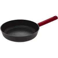 5five Simply Smart Koekenpan - Alle kookplaten geschikt - zwart/rood - dia 27 cm - Koekenpannen