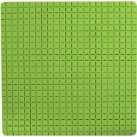 MSV Douche/bad anti-slip mat badkamer - rubber - limegroen - 54 x 54 cm - Badmatjes