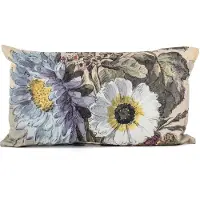 Coen Bakker buitenkussen bloem - Creme/wit - 30 x 50 cm - Sierkussens