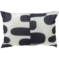 Dutch decor - RIVANO - Buitenkussen 40x60 cm - waterafstotend en uv-bestendig - Charcoal Gray - antraciet