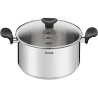Tefal E3084604 braadpan - roestvrijstaal - 24 cm - 5 L - geschikt voor inductie