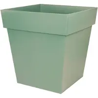 Eda Toscaanse Groene Plastic Plantenpot 32 x 32 x 32 cm