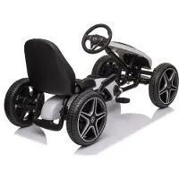 Vrooomy Gokart Skelter voor kinderen Wit