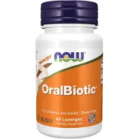 Now , OralBiotic, 60 Lozenges