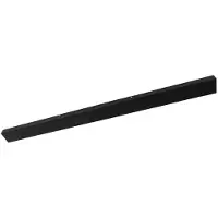 Freelight Plafondplaat L 125 cm x B 8 cm - zonder gaten - zwart