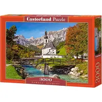 Castorland Ramsau, Germany – Puzzel – 3.000 stukjes – Satijnen afwerking – Perfecte pasvorm – Europese kwaliteit