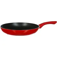 Secret De Gourmet Aluminium Inductie Koekenpan - 26 cm, Rood/Zwart