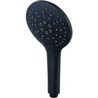 FortiFura Calvi Handdouche - ø12cm - rond - 3 standen - mat zwart SW496816