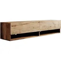Meubella TV-Meubel hangend eiken kastanje 2 deuren 140 cm
