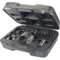 Silverline 9-delige TCT kernboor set | 30, 50 en 110 mm - 633523