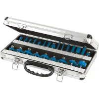 Silverline 24-delige 1/4" TCT frees set | 1/4" - 656577