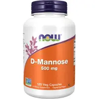 Now , D-Mannose, 500 mg, 120 Veg Capsules