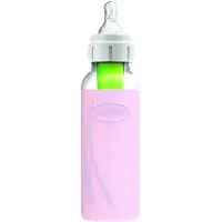Dr. Brown's Flesbeschermer - Smalle halsfles - 250ml - Roze