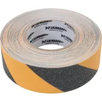 Fixman Antislip tape | 50 mm x 18 m, zwart/geel - 190583
