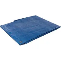 Silverline Dekzeil | Maat: 3,6 x 6,1 m (nom.) 3,45 x 6 m (werkelijk) - 868542