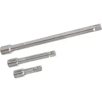 Silverline 3-delige ratelverlengstukken set | 1/2" - 783095