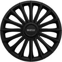 Sparco 4-Delige Wieldoppenset Treviso 16-inch zwart