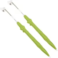 vidaXL Campingstoelparasols 2 st 105 cm groen