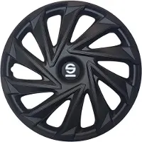 Sparco Wieldoppen Varese 14 inch Zwart - 4 stuks