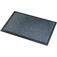 Wicotex Deurmat-schoonloopmat Faro 40x60cm zwart grijs