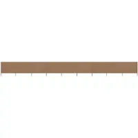 vidaXL Windscherm 9-panelen 1200x160 cm stof taupe